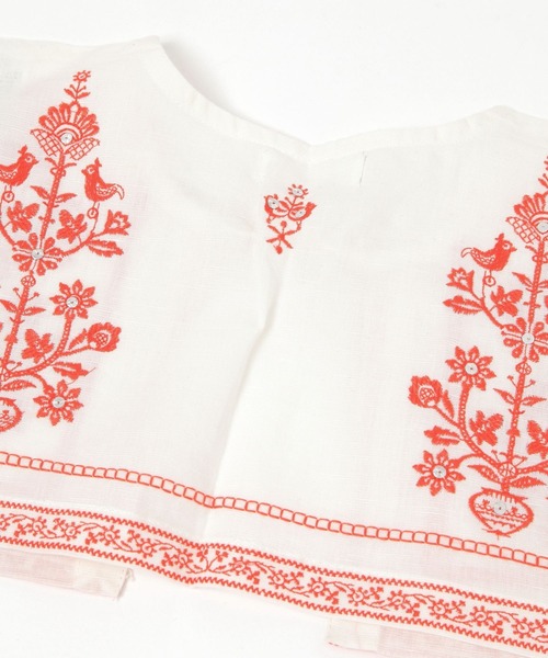 niko and...（ニコアンド）の「オリジナルリネン刺繍付け襟（付け襟・レディース・ブラック/ホワイト・0）」の12枚目の写真