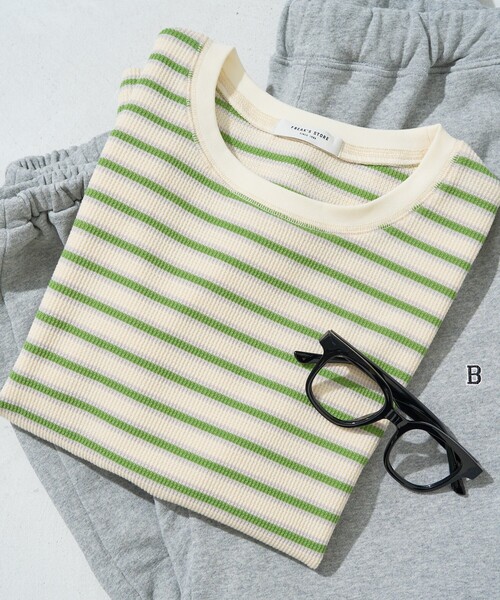 新品 25ss A.P.C フリークスストア 別注 Tシャツ 半袖 ボーダー FREAK'S STORE｜マルチボーダー 半袖 TEE シャツ【限定展開