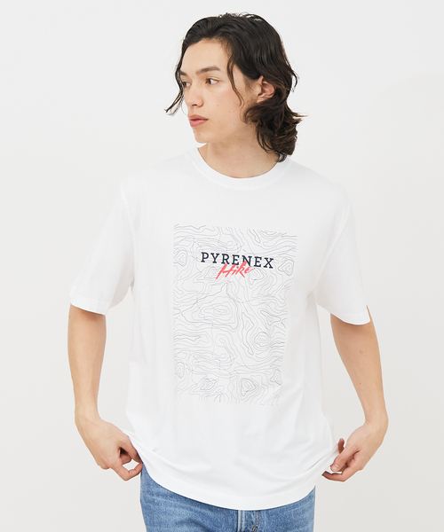 Pyrenex(ピレネックス)の「【PYRENEX / ピレネックス】PYRENEX HUX022 PIKE/Tシャツ【WEB限定】(Tシャツ/カットソー・メンズ・ブラック/ホワイト・M/S/L)」の6枚目の写真