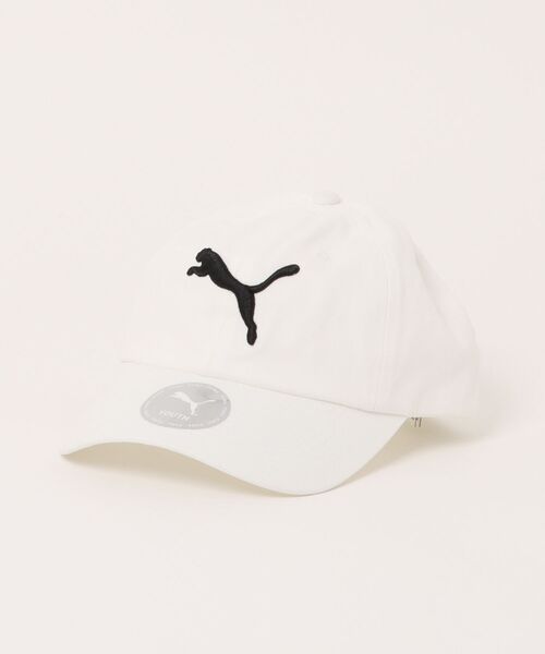 PUMA(プーマ)の「《PUMA》ESS プーマ キャット BB キャップ JR(キャップ・キッズ・ホワイト/ブラック・フリー)」の1枚目の写真