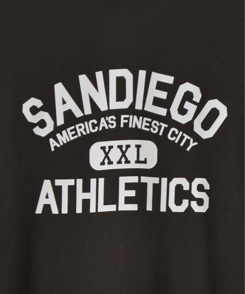 spiritoso(スピリトーゾ)の「【spiritoso】カレッジプリントTシャツ(SANDIEGO)(Tシャツ/カットソー・レディース・ネイビー/ホワイト系その他/ホワイト系その他2/チャコールグレー・MEDIUM/LARGE)」の15枚目の写真