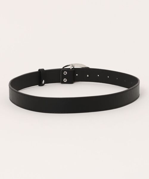 セール】メタルバックル フェイクレザーベルト 個性的（ベルト