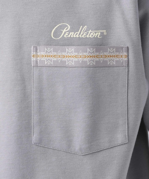 PENDLETON(ペンドルトン)の「【PENDLETON(ペンドルトン)】別注SOLOTEX半袖Tシャツ25SS(Tシャツ/カットソー・メンズ・オフホワイト/グレー系その他/グリーン/チャコール/グレー/アイボリー・MEDIUM/LARGE)」の16枚目の写真