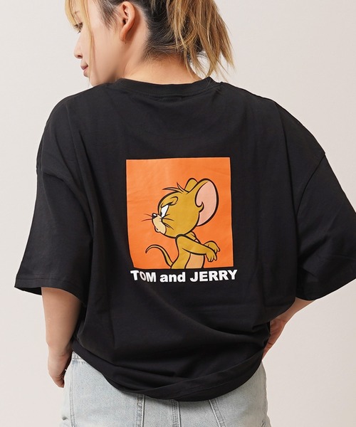 Tom&Jerry(トムアンドジェリー)の「【トムとジェリー】アソートデザイン Tシャツ / TOM&JERRY S/S Tee(Tシャツ/カットソー・レディース・ホワイト系2/ネイビー系2/グリーン系1/ホワイト系1/ブラック系4/グリーン系3/ホワイト系3/ホワイト系4/ブラック系1/ネイビー系4/グレー系3/グレー系2・L/M)」の5枚目の写真