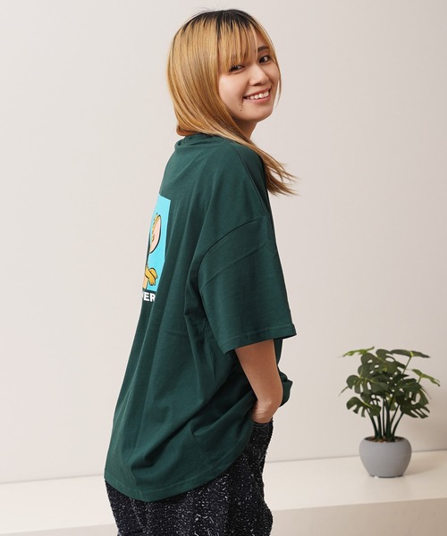 Tom&Jerry(トムアンドジェリー)の「【トムとジェリー】アソートデザイン Tシャツ / TOM&JERRY S/S Tee(Tシャツ/カットソー・レディース・ホワイト系2/ネイビー系2/グリーン系1/ホワイト系1/ブラック系4/グリーン系3/ホワイト系3/ホワイト系4/ブラック系1/ネイビー系4/グレー系3/グレー系2・L/M)」の13枚目の写真