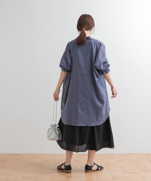 URBAN RESEARCH DOORS（アーバンリサーチドアーズ）の「2WAYタンクトップレイヤードワンピース（ワンピース・レディース・ブラック/オフホワイト・MEDIUM）」の14枚目の写真