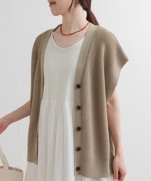 URBAN RESEARCH DOORS（アーバンリサーチドアーズ）の「2WAYタンクトップレイヤードワンピース（ワンピース・レディース・ブラック/オフホワイト・MEDIUM）」の15枚目の写真