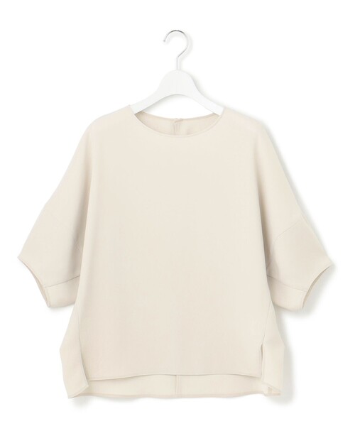 23区(ニジュウサンク)の「【吸水速乾/UVカット/接触冷感】ストレッチジョーゼット ランタンスリーブ カットソー(Tシャツ/カットソー・レディース・ネイビー系/ベージュ系/ダークグリーン系/ブラック系・38)」の10枚目の写真