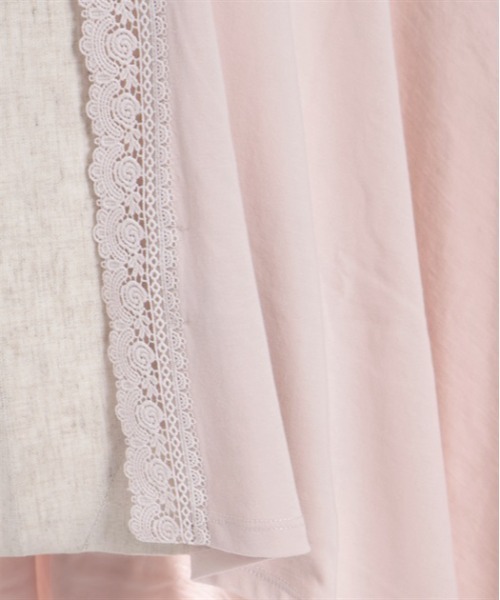 axes femme（アクシーズファム）の「バラ釦付ＵＶイレヘムポンチョ（レインコート/ポンチョ・レディース・ブラック/ピンク/キナリ・FREE）」の9枚目の写真