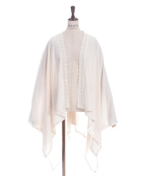 axes femme（アクシーズファム）の「バラ釦付ＵＶイレヘムポンチョ（レインコート/ポンチョ・レディース・ブラック/ピンク/キナリ・FREE）」の15枚目の写真