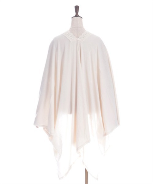 axes femme（アクシーズファム）の「バラ釦付ＵＶイレヘムポンチョ（レインコート/ポンチョ・レディース・ブラック/ピンク/キナリ・FREE）」の17枚目の写真