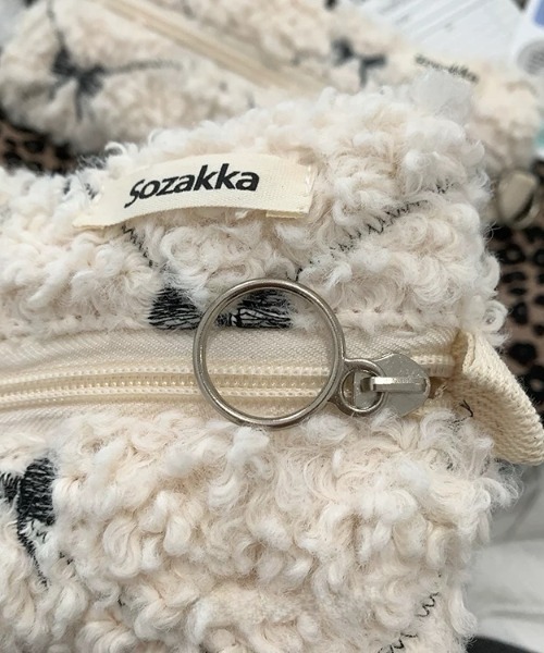 E&C closet…(イーアンドシークローゼット)の「ボアリボン刺繍ペンケース(ポーチ・レディース・アイボリー・FREE)」の12枚目の写真