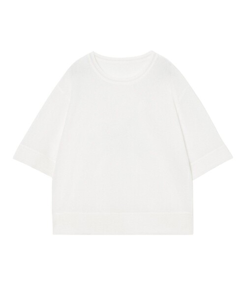 ANAYI（アナイ）の「ラッセルメッシュ プルオーバー（Tシャツ/カットソー・レディース・ホワイト/ブラック・36/38）」の10枚目の写真