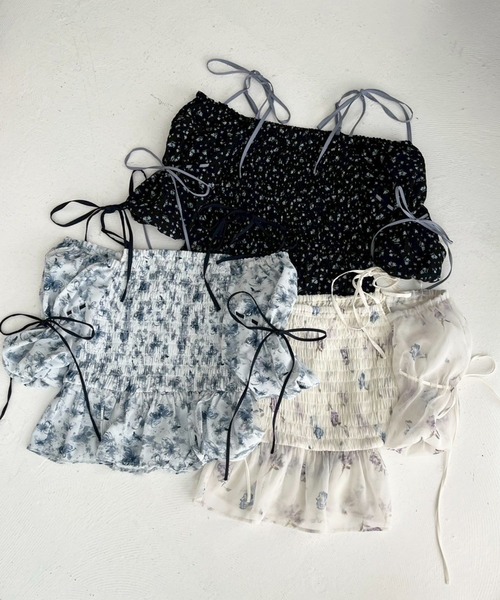 continuer de NICE CLAUP/【continuer de】花柄袖開きワンピ