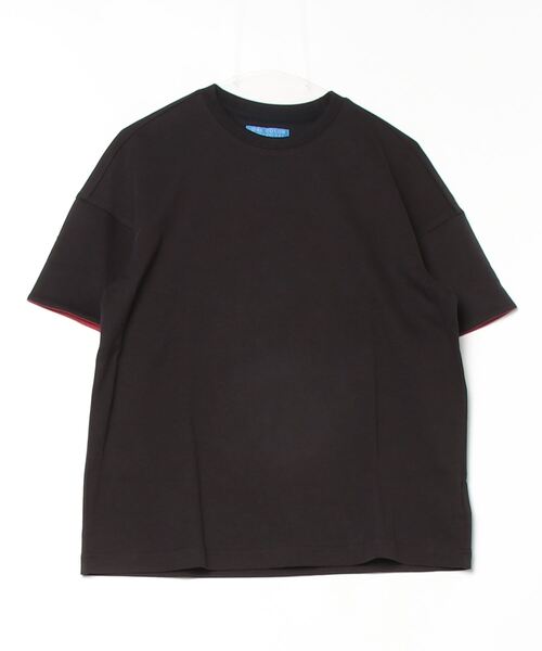 ONE COLOR Laboratory : Contrast Sleeve Inner T-Shirt