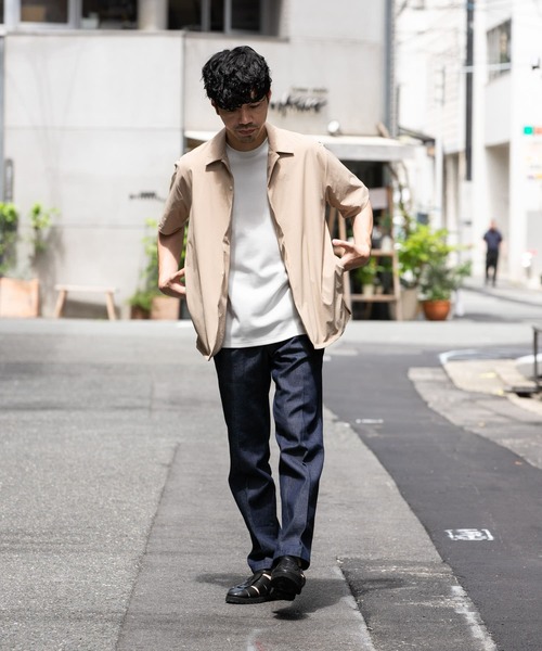 URBAN RESEARCH ROSSO MEN(アーバンリサーチロッソメン)の「『セットアップ対応』『XLサイズあり』クールキープショートスリーブシャツ(シャツ/ブラウス・メンズ・ブラック/ベージュ/ネイビー/ライトグレー・SMALL/MEDIUM/LARGE/X-LARGE)」の9枚目の写真