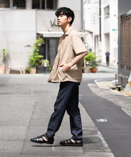 URBAN RESEARCH ROSSO MEN(アーバンリサーチロッソメン)の「『セットアップ対応』『XLサイズあり』クールキープショートスリーブシャツ(シャツ/ブラウス・メンズ・ブラック/ベージュ/ネイビー/ライトグレー・SMALL/MEDIUM/LARGE/X-LARGE)」の11枚目の写真