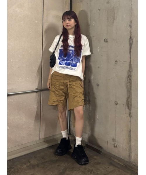 スラックス パンツ 「ドローストリング」変形ハーフパンツ レディース セール】DRAWSTRING HALF PT ドローストリング ハーフ パンツ