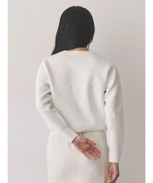 TONAL（トーナル）の「ホットフィットカーディガン（カーディガン/ボレロ・レディース・オフホワイト/ブラック/ベージュ・MEDIUM）」の20枚目の写真