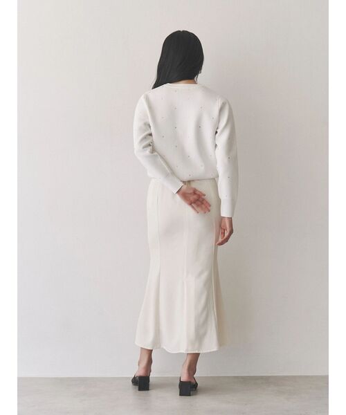 TONAL（トーナル）の「ホットフィットカーディガン（カーディガン/ボレロ・レディース・オフホワイト/ブラック/ベージュ・MEDIUM）」の18枚目の写真