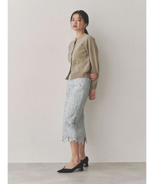 TONAL（トーナル）の「ホットフィットカーディガン（カーディガン/ボレロ・レディース・オフホワイト/ブラック/ベージュ・MEDIUM）」の16枚目の写真