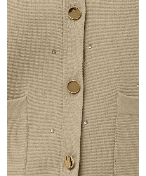 TONAL（トーナル）の「ホットフィットカーディガン（カーディガン/ボレロ・レディース・オフホワイト/ブラック/ベージュ・MEDIUM）」の10枚目の写真