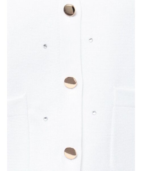 TONAL（トーナル）の「ホットフィットカーディガン（カーディガン/ボレロ・レディース・オフホワイト/ブラック/ベージュ・MEDIUM）」の11枚目の写真