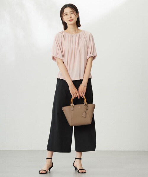 J.PRESS(ジェイプレス)の「【洗える】ソフトシャンブレー クロップド パンツ(その他パンツ・レディース・グレー系/ブラウン系/ブラック系・T17/T15/T13)」の13枚目の写真