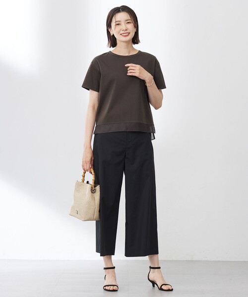 J.PRESS(ジェイプレス)の「【洗える】ソフトシャンブレー クロップド パンツ(その他パンツ・レディース・グレー系/ブラウン系/ブラック系・T17/T15/T13)」の17枚目の写真