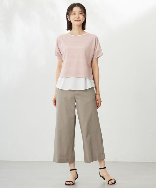 J.PRESS(ジェイプレス)の「【洗える】ソフトシャンブレー クロップド パンツ(その他パンツ・レディース・グレー系/ブラウン系/ブラック系・T17/T15/T13)」の18枚目の写真