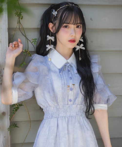 ROJITA(ロジータ)の「【再販決定/Mサイズ追加】花柄半袖ミニワンピース(ワンピース・レディース・ピンク/アイボリー/ブルー・FREE/MEDIUM)」の20枚目の写真