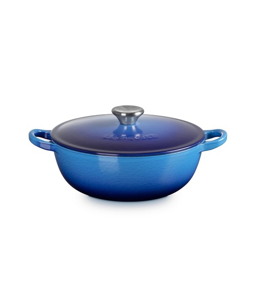 いく【新品】限定 LE CREUSET マルミット 18㎝　シュガーブルー 希少】ル・クルーゼ マルミット シュガーブルー 18cm