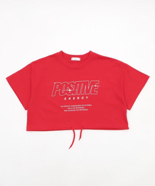 WOND(ウォンド)の「WOND/ドロストロゴショートT(Tシャツ/カットソー・レディース・ブラック/ホワイト/レッド・FREE)」の18枚目の写真