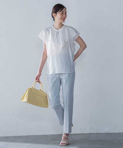 LAUTREAMONT（ロートレアモン）の「クールコンフォートカーディガン≪接触冷感/洗濯機で洗える≫（カーディガン/ボレロ・レディース・オフホワイト/ベージュ/ブラック・9号）」の5枚目の写真