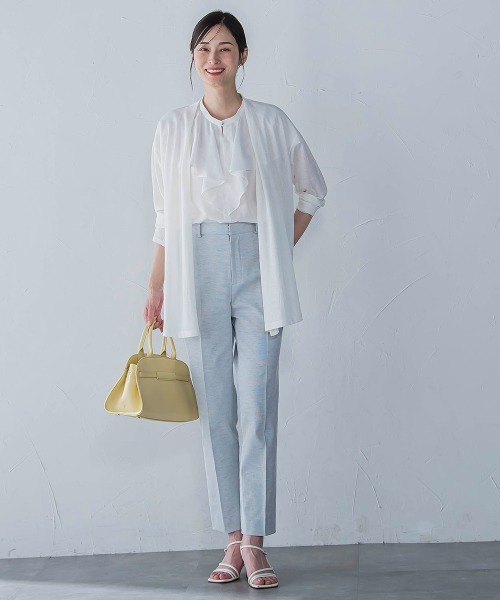 LAUTREAMONT（ロートレアモン）の「クールコンフォートカーディガン≪接触冷感/洗濯機で洗える≫（カーディガン/ボレロ・レディース・オフホワイト/ベージュ/ブラック・9号）」の7枚目の写真