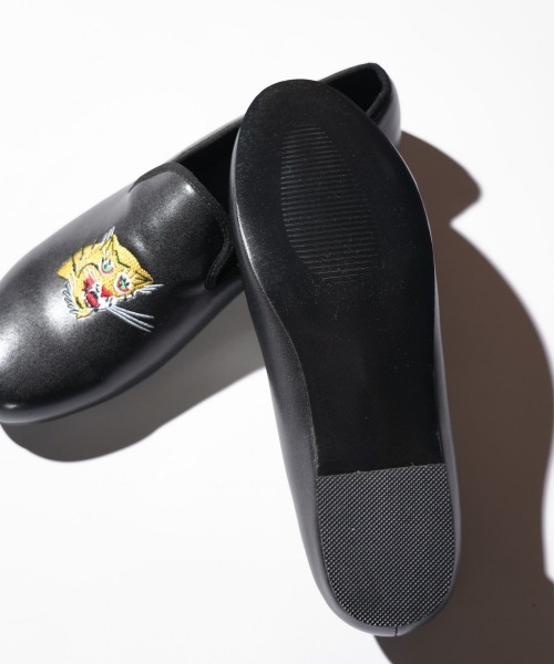 THRIFTY LOOK(スリフティールック)の「THRIFTY LOOK / スリフティールック "VIET-NAM" OPERA SHOES ベトナムジャケット 刺しゅう オペラシューズ(バレエシューズ・メンズ・ブラック/ブラック系その他・6/9/10/5)」の12枚目の写真