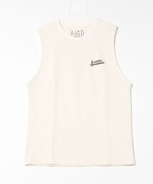 ALMOND(アーモンド)のSB EMB WAFFLE UTILITY TUNK TOP アーモンドワッフルユーティリティタンクトップ(タンクトップ)