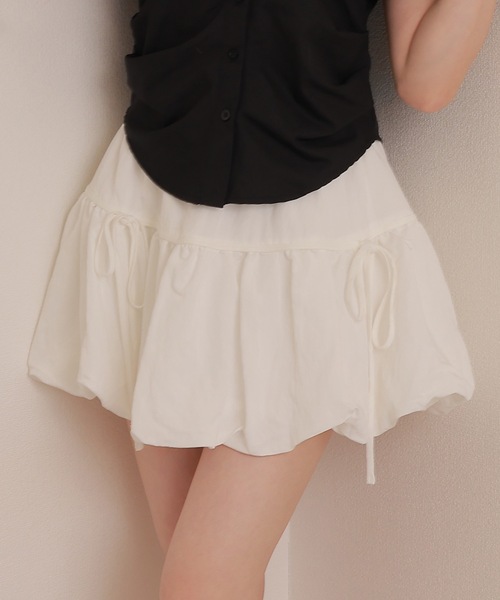 twin ribbon balloon skirt/ツインリボンバルーンスカート（スカート
