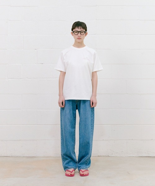 87mm（87mm）の「【UNISEX】Mmlg／IDENTITY T（Tシャツ/カットソー・レディース・ホワイト/ネイビー/ブラック・SMALL/MEDIUM/LARGE）」の4枚目の写真