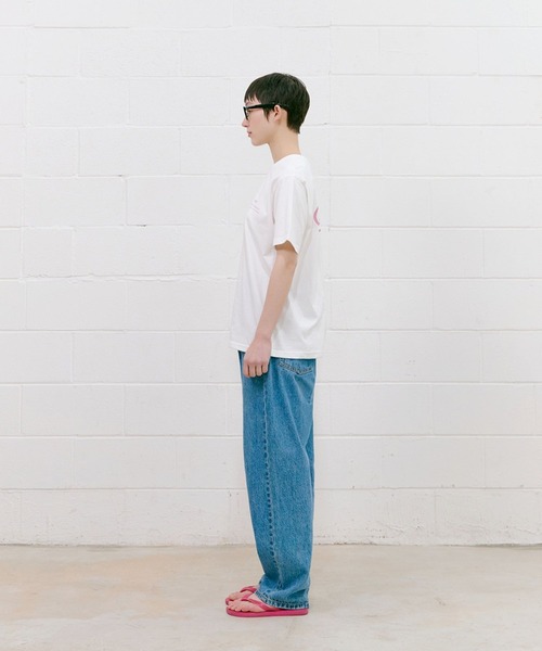 87mm（87mm）の「【UNISEX】Mmlg／IDENTITY T（Tシャツ/カットソー・レディース・ホワイト/ネイビー/ブラック・SMALL/MEDIUM/LARGE）」の5枚目の写真