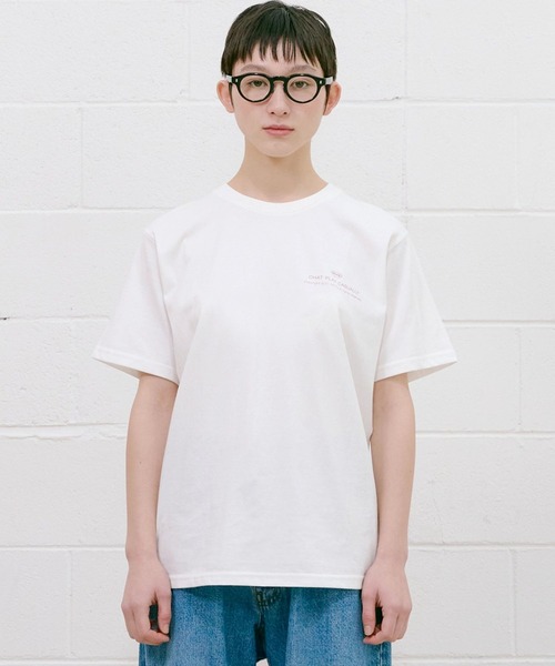 87mm（87mm）の「【UNISEX】Mmlg／IDENTITY T（Tシャツ/カットソー・レディース・ホワイト/ネイビー/ブラック・SMALL/MEDIUM/LARGE）」の7枚目の写真