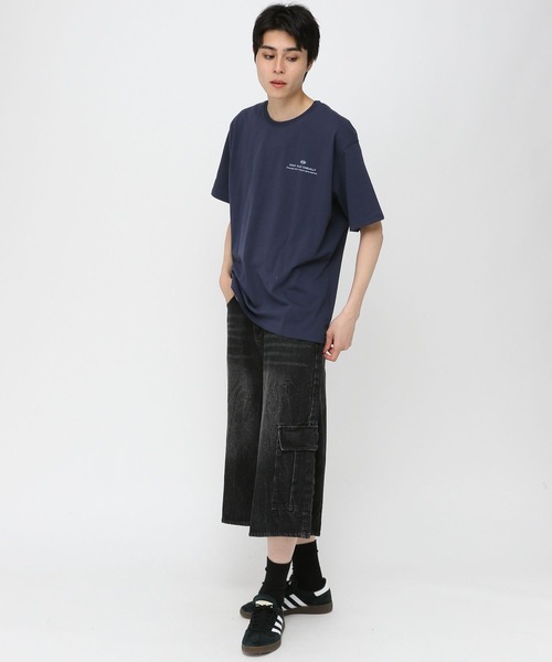 87mm（87mm）の「【UNISEX】Mmlg／IDENTITY T（Tシャツ/カットソー・レディース・ホワイト/ネイビー/ブラック・SMALL/MEDIUM/LARGE）」の9枚目の写真