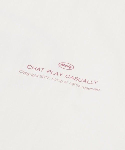 87mm（87mm）の「【UNISEX】Mmlg／IDENTITY T（Tシャツ/カットソー・レディース・ホワイト/ネイビー/ブラック・SMALL/MEDIUM/LARGE）」の18枚目の写真