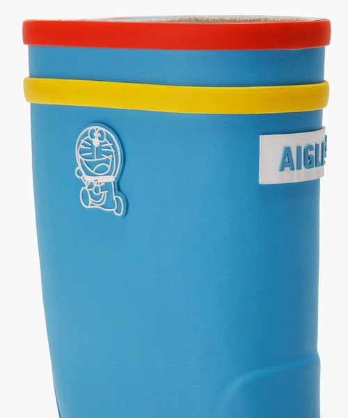 AIGLE（エーグル）の「【ドラえもん】 ロリポップ ラバーブーツ（レインシューズ・キッズ・ライトブルー・29/27）」の2枚目の写真