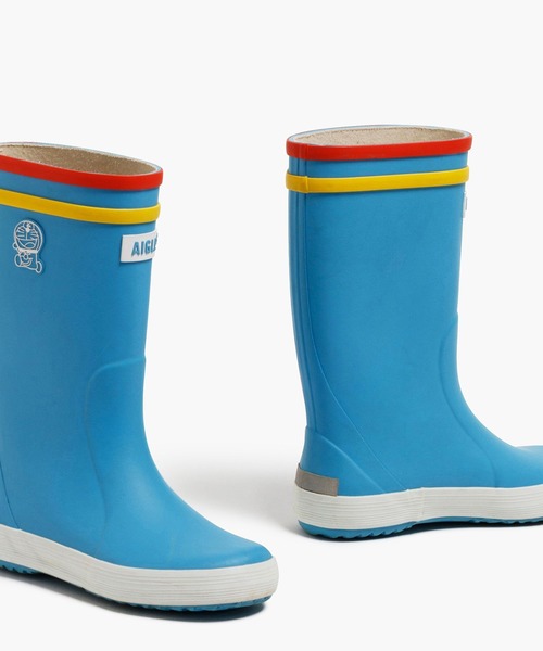 AIGLE（エーグル）の「【ドラえもん】 ロリポップ ラバーブーツ（レインシューズ・キッズ・ライトブルー・29/27）」の6枚目の写真