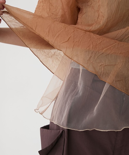 forksy.】ワッシャーシアーメローTシャツ forksy.│MONO-MART