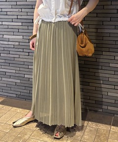 楊柳シフォン2WAYプリーツスカート