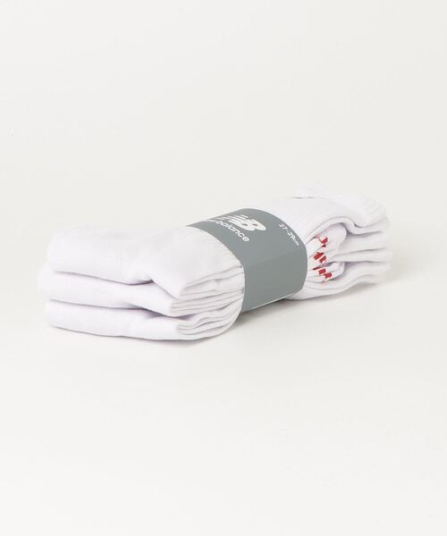 NEW BALANCE(ニューバランス)の「レギュラーレングス3Pソックス(ソックス/靴下・メンズ・その他1/ホワイト・X-LARGE/LARGE/MEDIUM)」の5枚目の写真