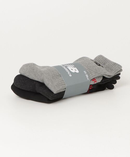 NEW BALANCE(ニューバランス)の「レギュラーレングス3Pソックス(ソックス/靴下・メンズ・その他1/ホワイト・X-LARGE/LARGE/MEDIUM)」の6枚目の写真