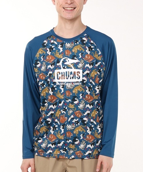 CHUMS スプラッシュフーデッドラッシュガード CHUMS（チャムス）の「CHUMS(チャムス)Splash Hooded Rashguard